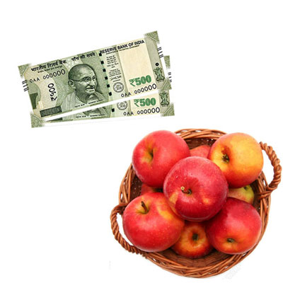 "Cash Rs 1000 , fresh Imported apples (12 ) - Click here to View more details about this Product